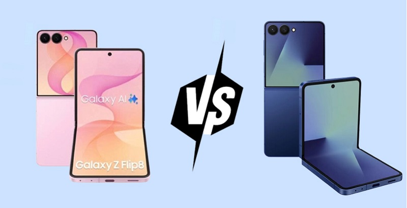 So sánh Galaxy Z Flip 8 với Galaxy Z Flip 7