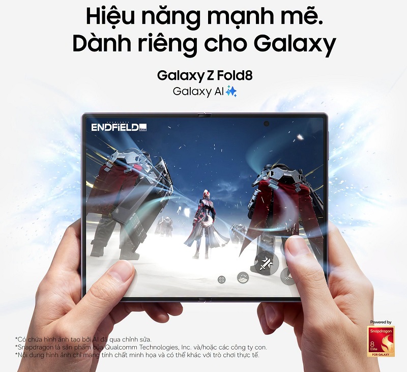Galaxy Z Fold 8 hỗ trợ chiến game mượt mà