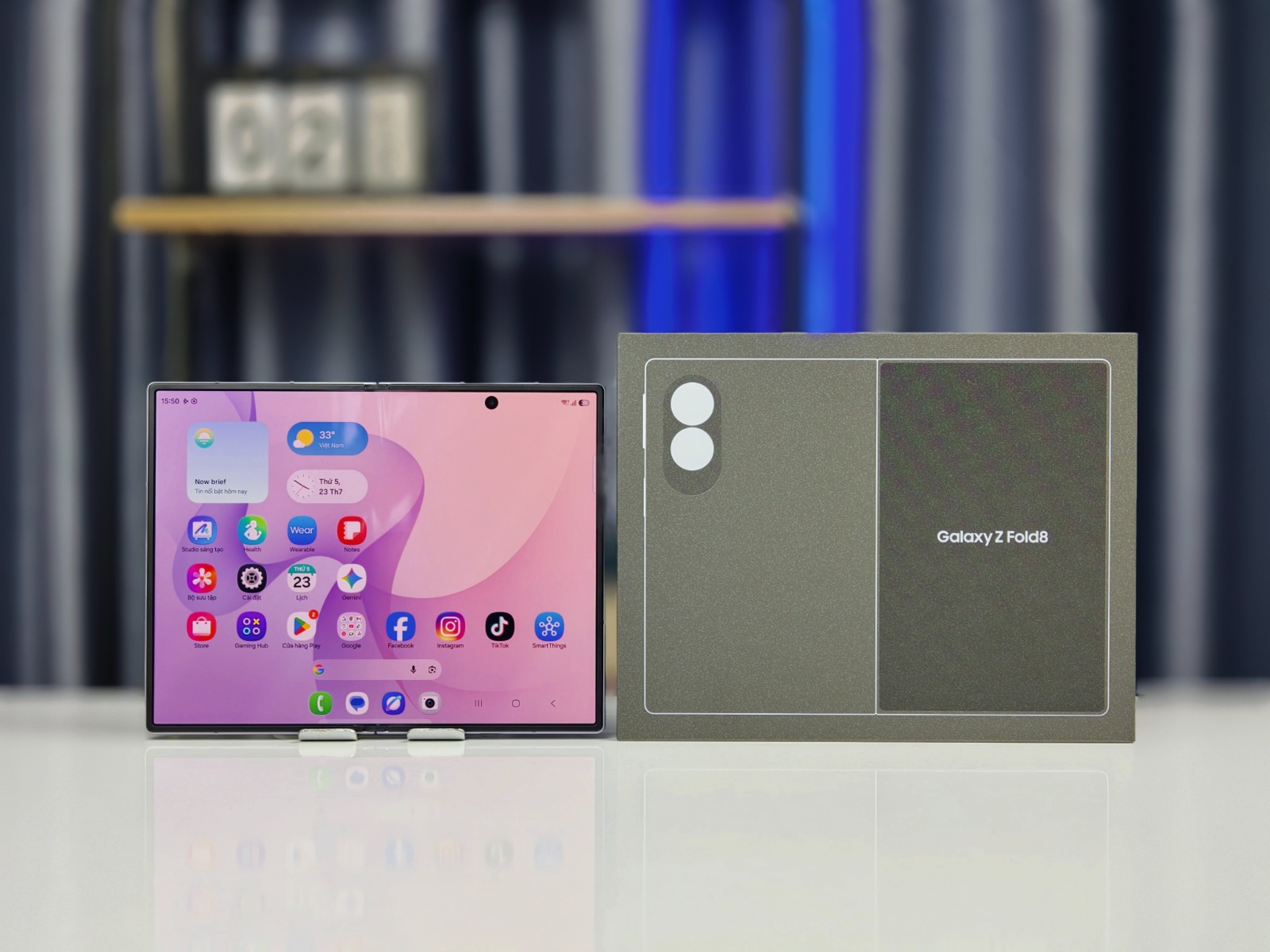 Galaxy Z Fold 8 có màn hình kích thước 7.6 inch