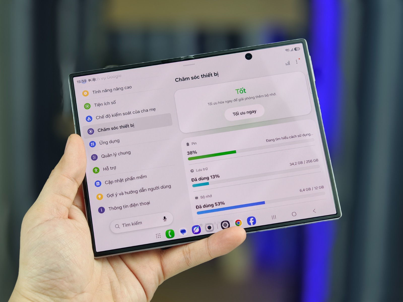 Dung lượng pin Samsung Galaxy Z Fold 8 bao nhiêu mAh
