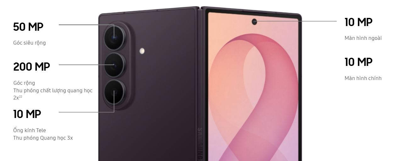 Galaxy Z Fold 8 Ultra có camera chính 200 MP 