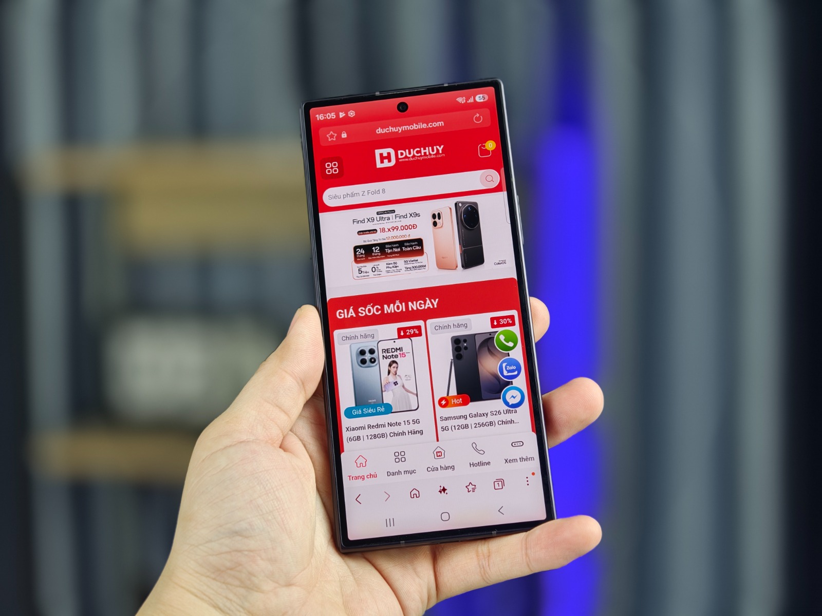 Giá bán Galaxy Z Fold 8 Ultra tại Đức Huy Mobile