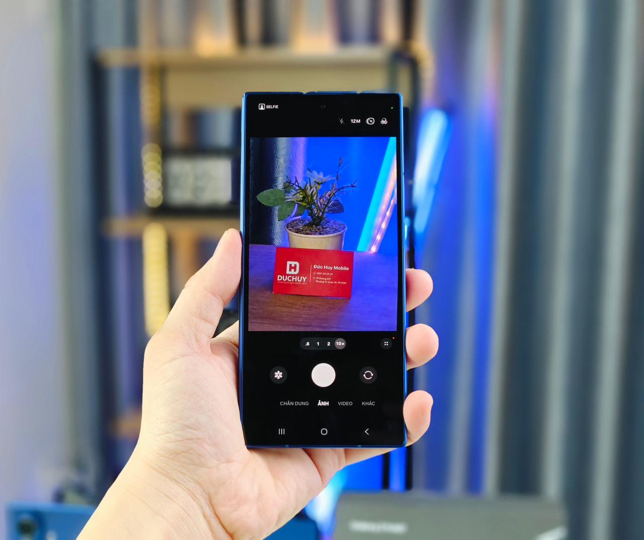 test camera trên Galaxy Z Fold7 cũ