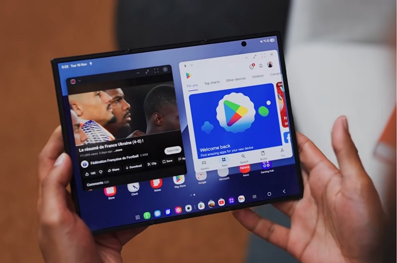 Trên tay Samsung Galaxy Z TriFold