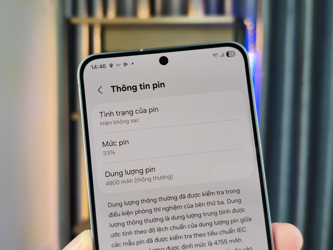 Galaxy S25 FE 5G có pin 4.900mAh, sạc nhanh 45W