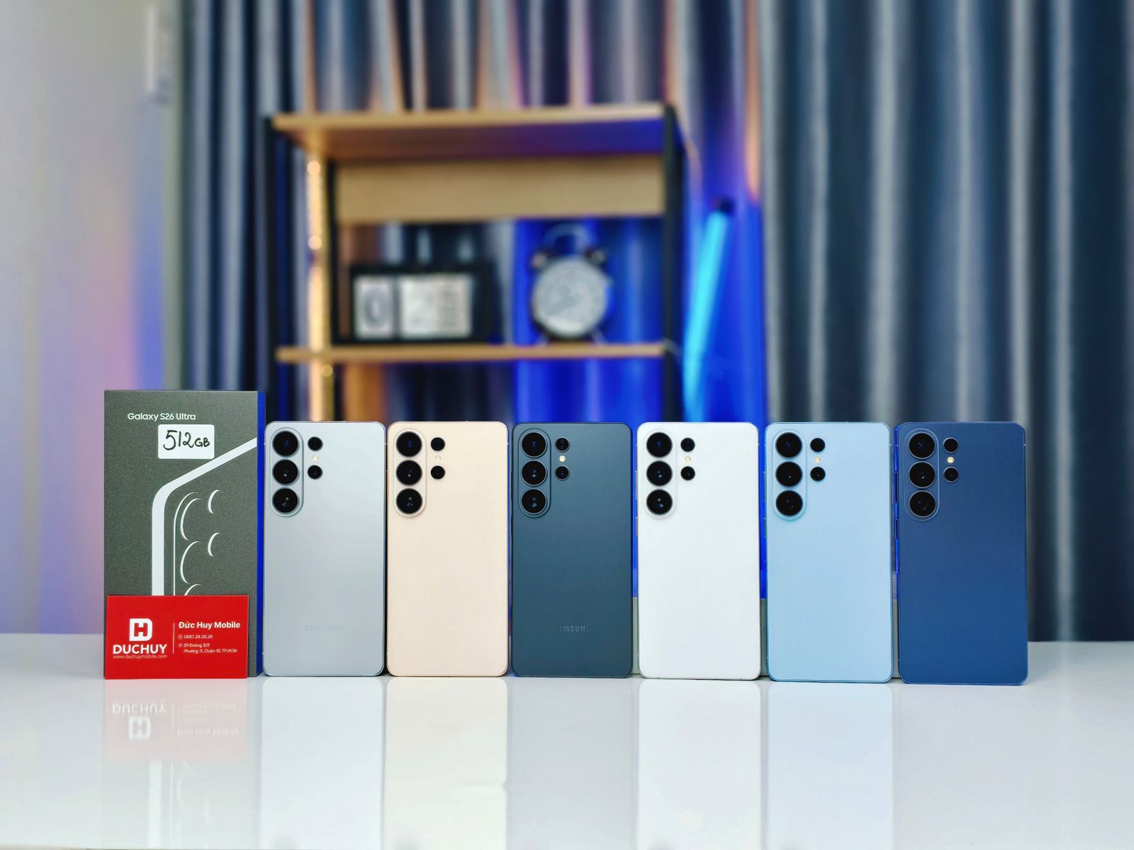 Samsung Galaxy S26 Ultra 512GB có 6 màu