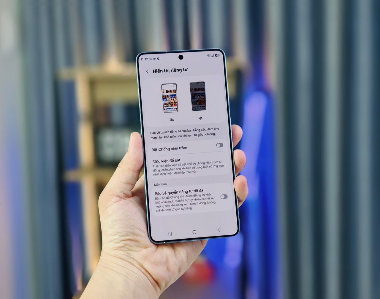 Chế độ hiển thị riêng tư 