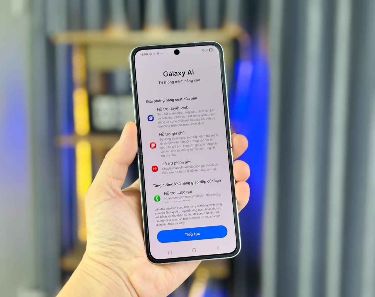 Galaxy Z Flip7 FE 5G hỗ trợ AI