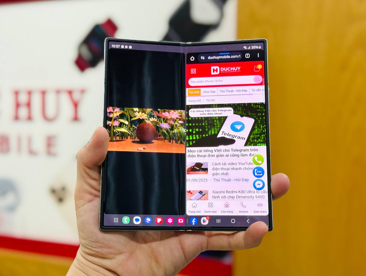 Samsung Galaxy Z Fold 6 cũ có cấu hình khủng
