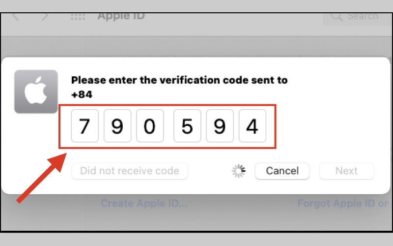 Hướng dẫn cách tạo iCloud mới trên macbook bước 4