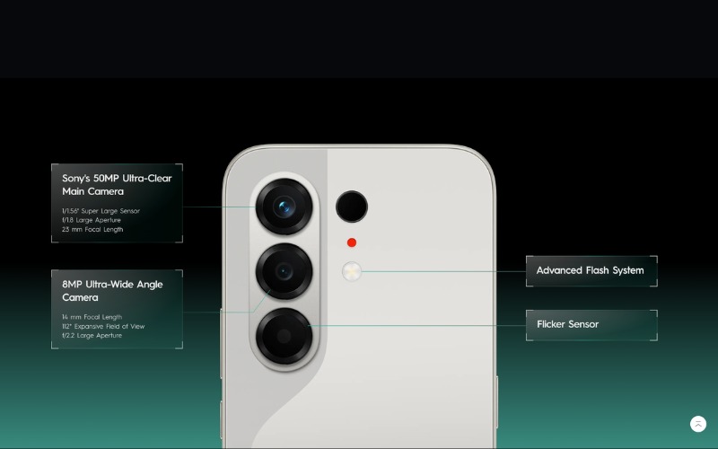 Camera 50 MP OIS chống rung ấn tượng