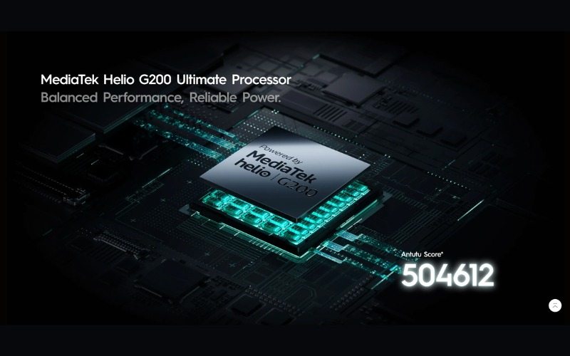 Chip Helio G200 Ultimate mạnh mẽ