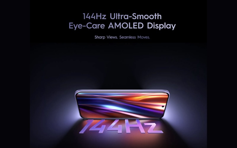 Màn hình AMOLED 144Hz sáng 4500 nits