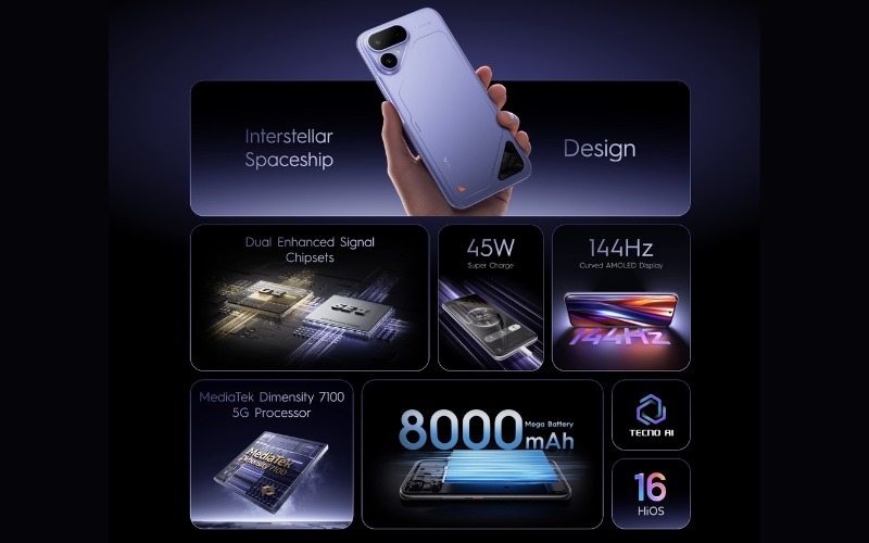 Tecno Pova Curve 2 256GB ra mắt