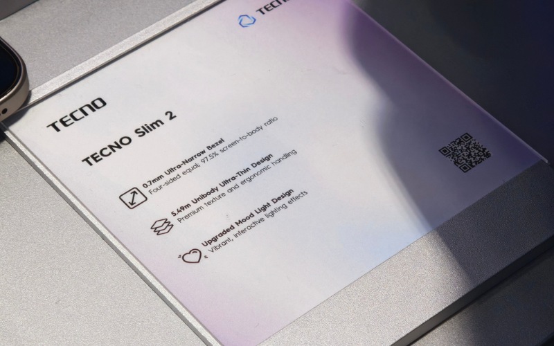 Tecno Slim 2 ra mắt