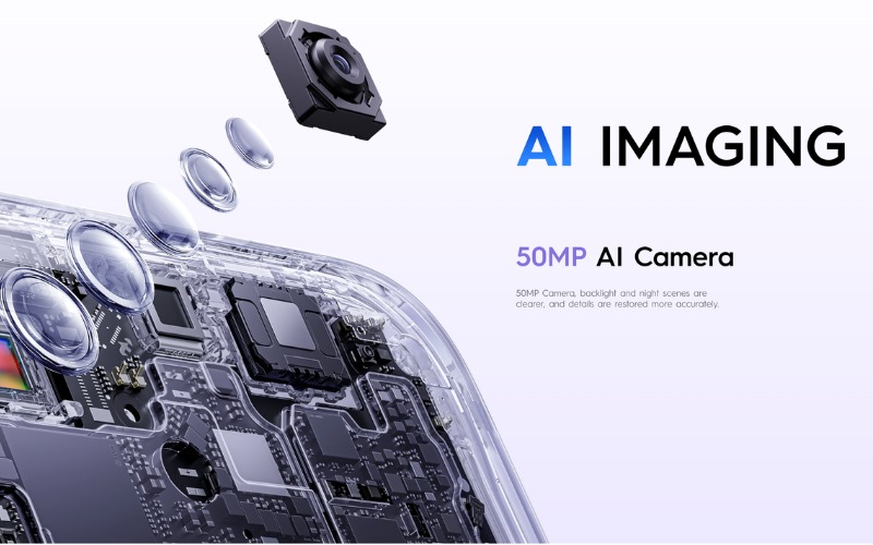 Camera 50MP tích hợp AI