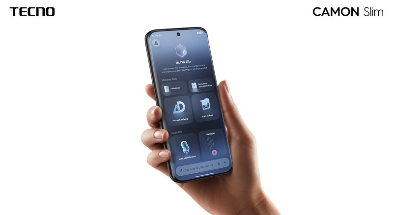 Dung lượng pin Tecno Camon 50 Slim đạt 5.600mAh