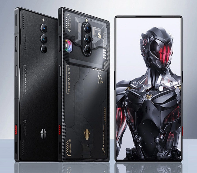 thiết kế bắt mắt của Nubia Red Magic 8 Pro thiết kế bắt mắt của Nubia Red Magic 8 Pro