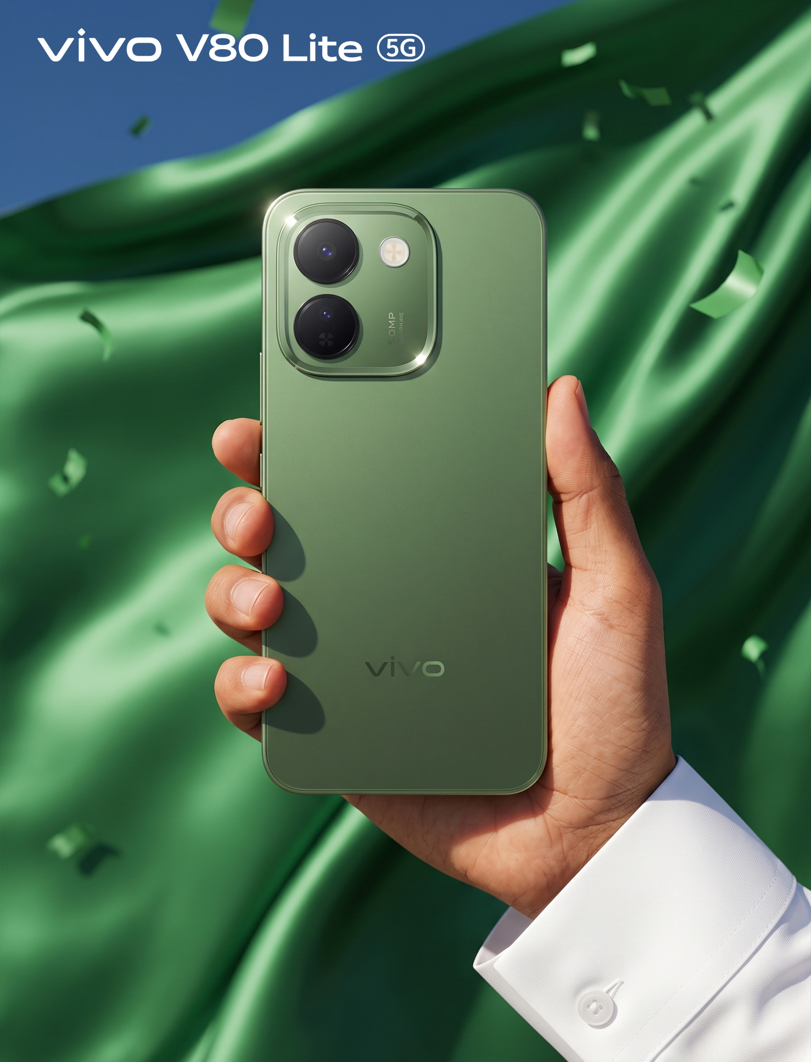 vivo V80 Lite 256GB trang bị camera chính 50MP