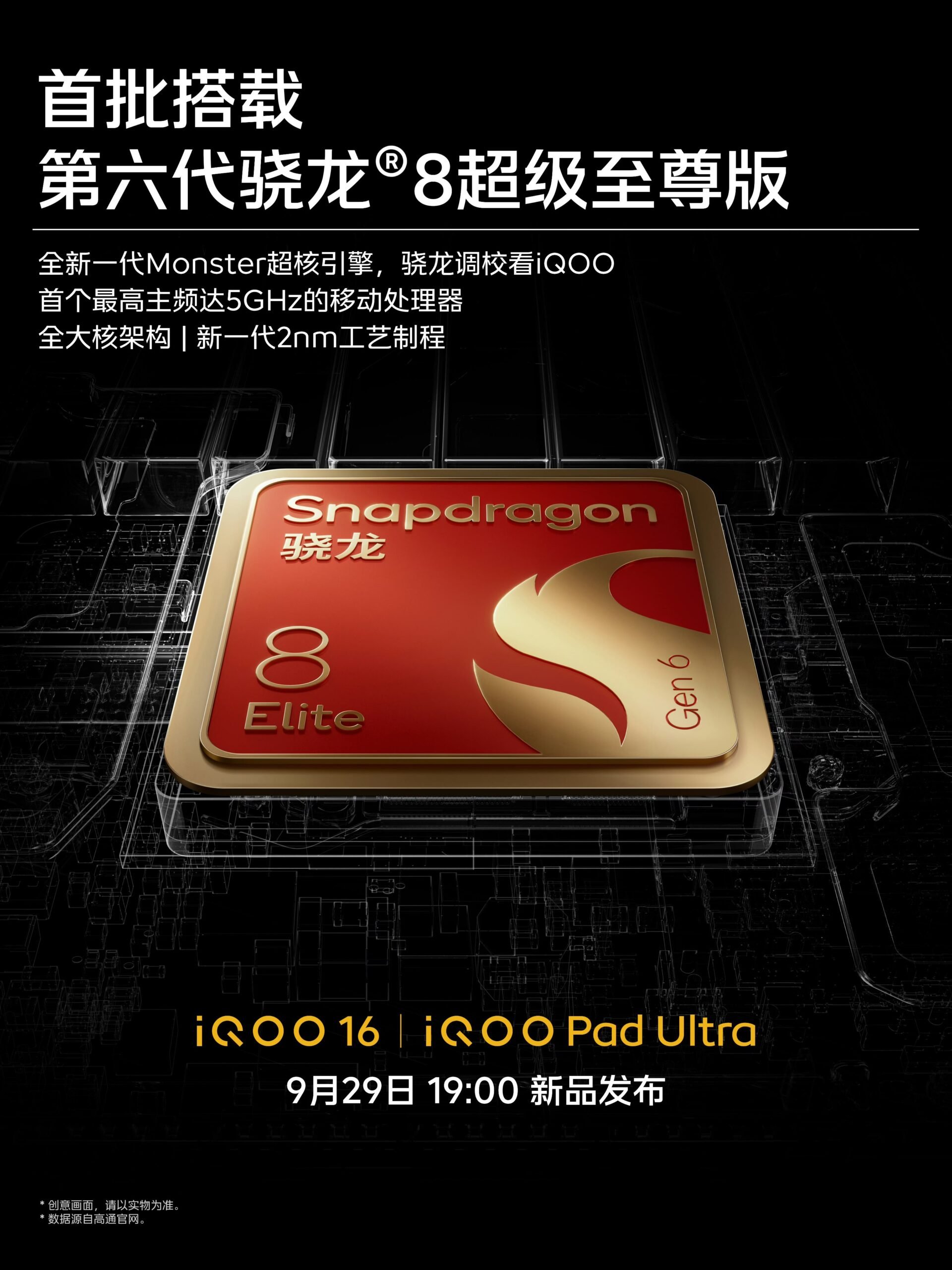 iQOO Pad Ultra dùng chip Snapdragon 8 Elite Extreme Gen 6