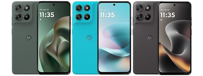 Motorola Moto G100 với ba màu sắc gồm: Đen, Xanh lá, Xanh dương