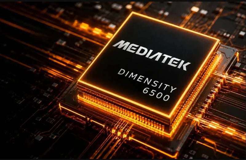 Máy được trang bị vi xử lý Dimensity 6500 kết hợp RAM 8GB