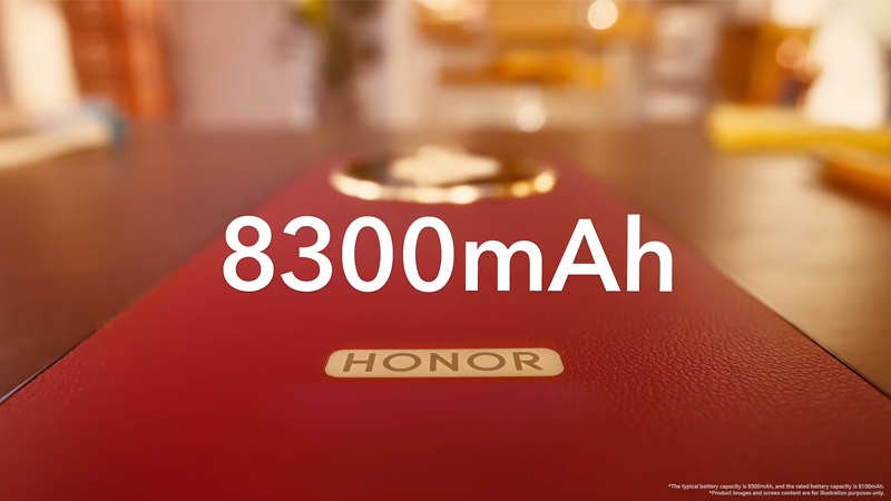 Thời lượng pin 8.300mAh ấn tượng