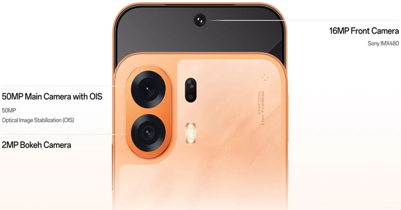 Camera chính 50 MP, hỗ trợ chụp ảnh ổn định trong nhiều tình huống