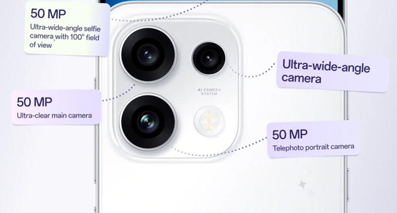 Camera 50MP OIS, quay video 4K chất lượng