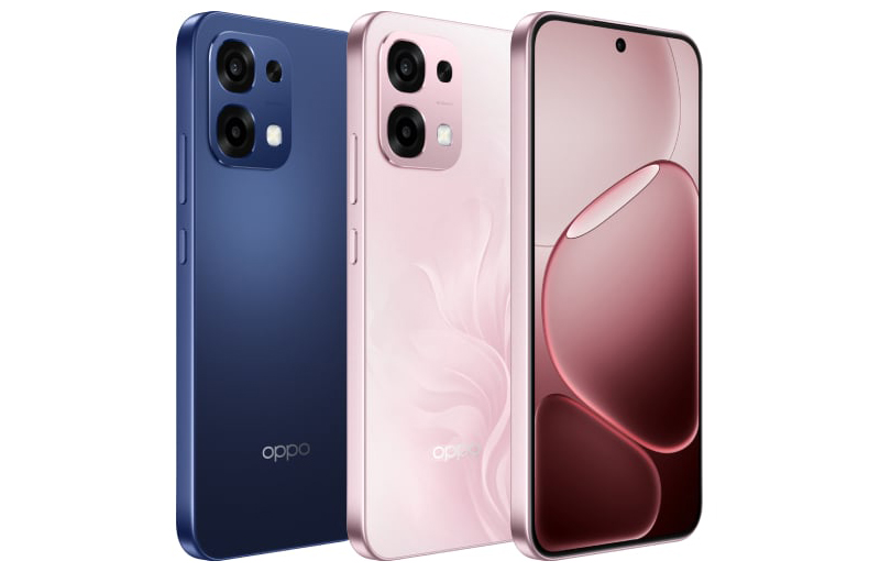 OPPO A6 Pro sở hữu ba màu sắc, gồm: Titan, Xanh dương, Hồng