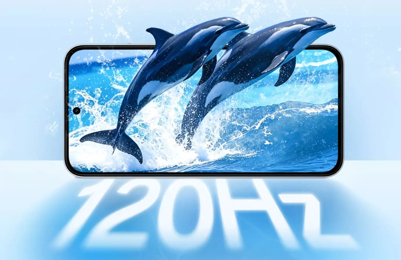 Màn hình OLED 120Hz sắc nét, hiển thị sống động