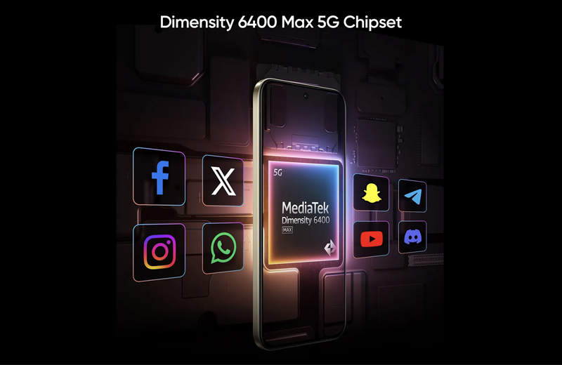 MediaTek Dimensity 6400 Max, sản xuất trên tiến trình 6nm