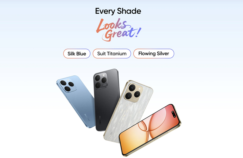 Realme 15T 5G ra mắt với 3 tùy chọn màu ấn tượng