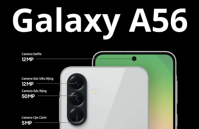 Samsung Galaxy A56 5G sở hữu camera chuẩn flagship