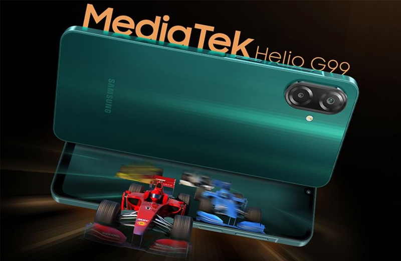 Galaxy F07 được cung cấp sức mạnh đến từ con chip MediaTek Helio G99