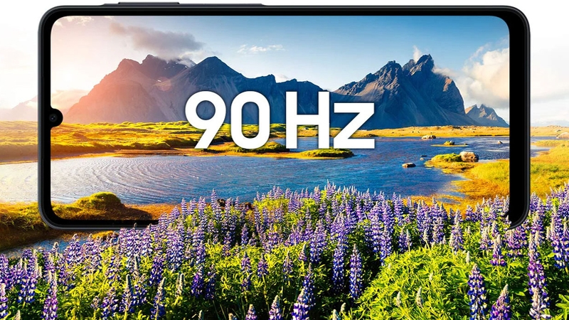 màn hình PLS LCD kích thước 6,7 inch, độ phân giải HD+