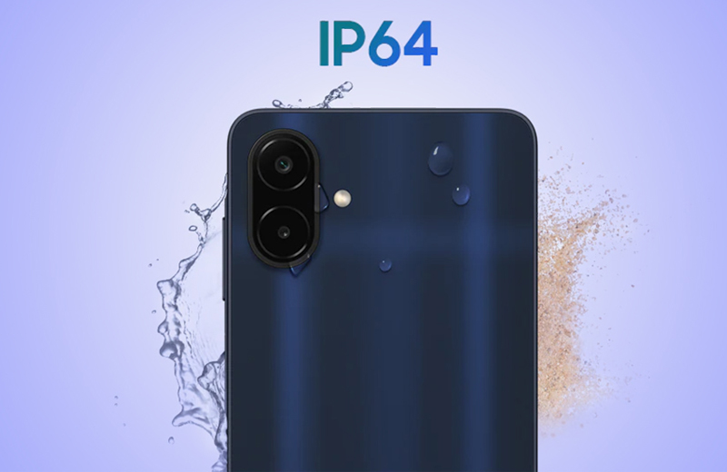 Thiết kế gọn nhẹ, đạt chuẩn kháng nước IP64