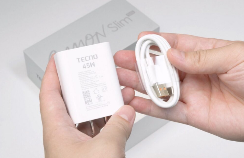 Pin 6.000mAh đi kèm sạc nhanh 45W