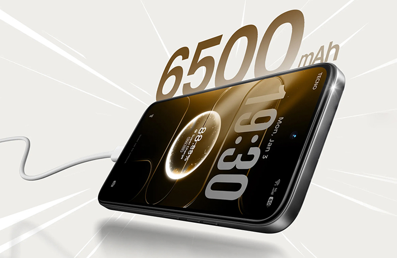 viên pin khổng lồ với dung lượng tới 6.500 mAh