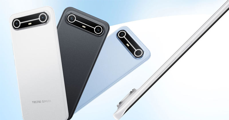 Tecno Spark Slim được ra mắt với 3 tùy chọn màu