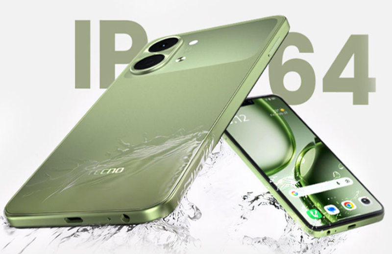 ngoại hình mỏng nhẹ cùng chuẩn kháng bụi và nước IP64