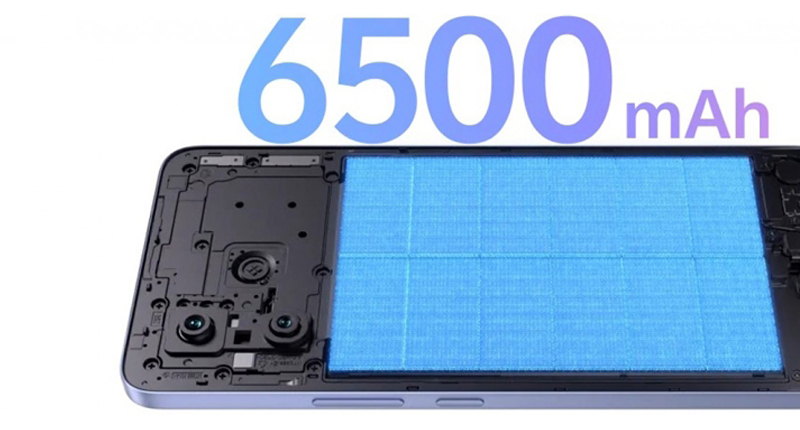 Vivo V60 Lite 4G được trang bị viên pin 6.500mAh