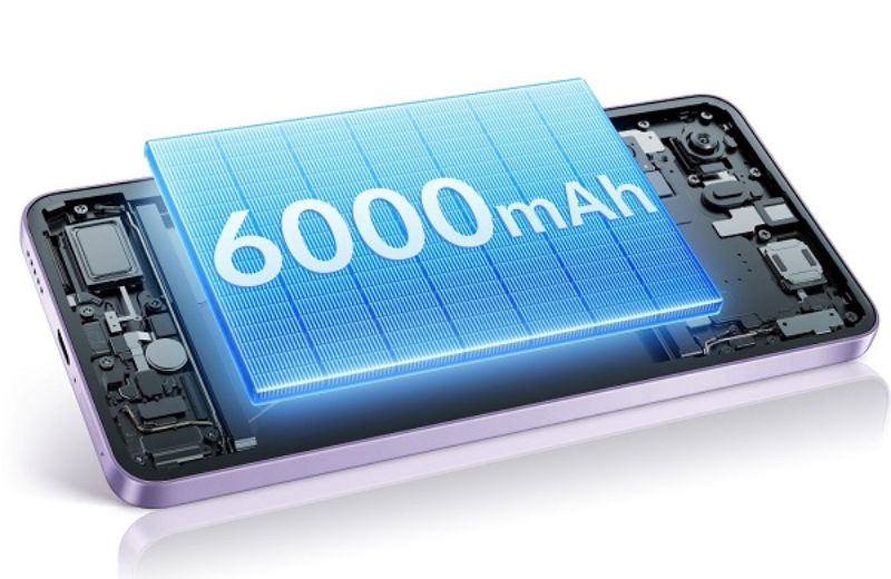 Vivo Y400 dung lượng pin 6000 mAh 