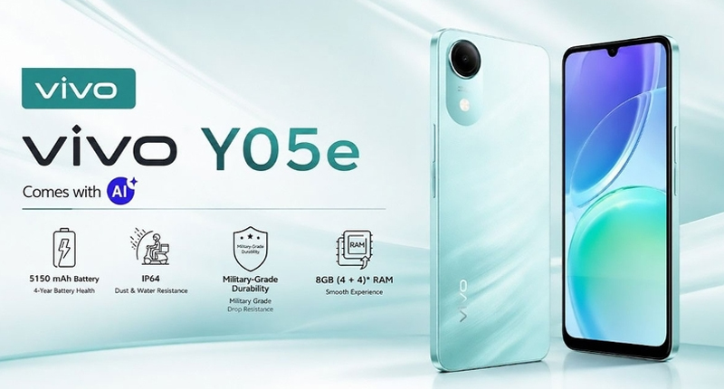 vivo Y05e vừa âm thầm ra mắt