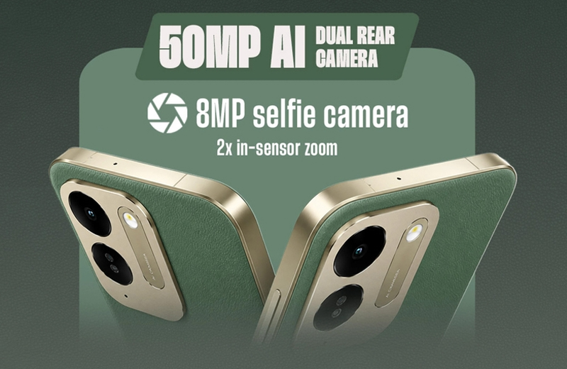 camera chính 50 MP, hỗ trợ zoom kỹ thuật số 2x