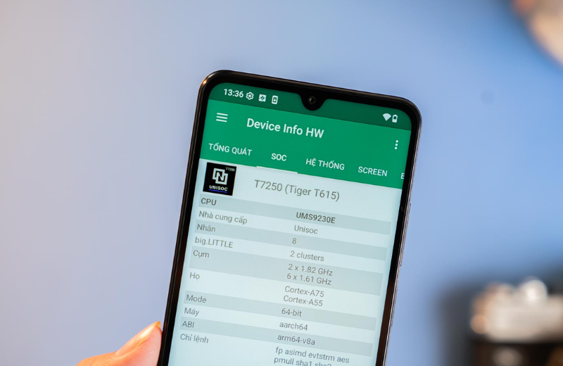Xiaomi Redmi A5 sở hữu chip Unisoc T7250