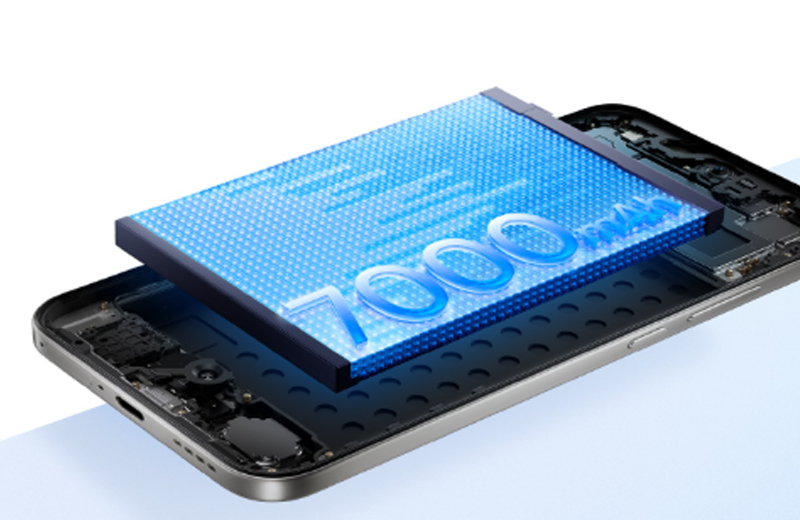 pin silicon-carbon dung lượng lớn lên tới 7000mAh