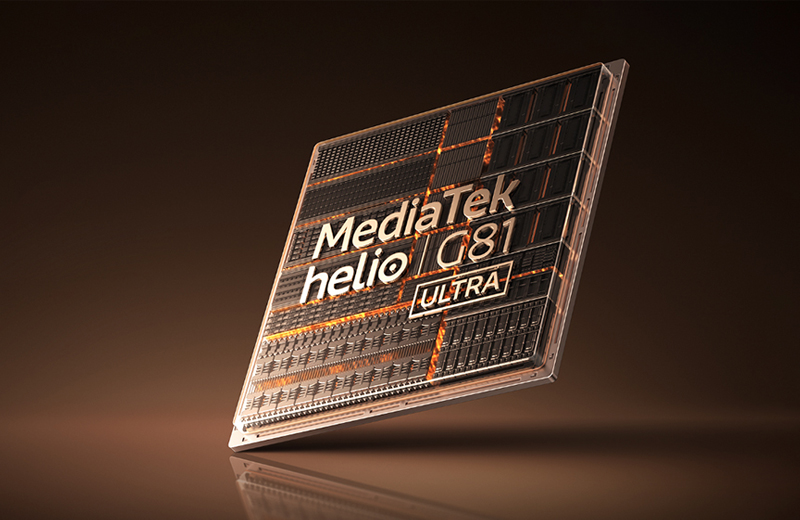 vi xử lý MediaTek Helio G81 Ultra với xung nhịp 2 GHz