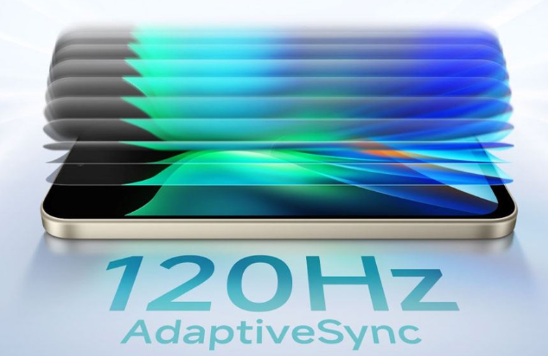 Tấm nền LCD kích thước lớn 6.9 inch, không gian hiển thị rộng rãi