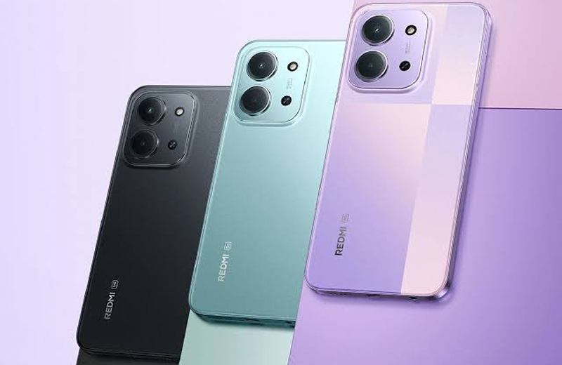 Redmi 15C 5G trình làng với 3 tùy chọn màu sắc: Xanh nhạt, Tím, Đen